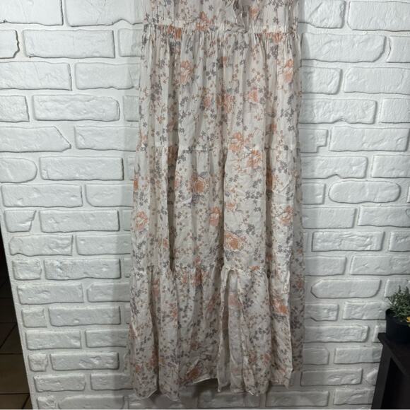 Maje Floral Ruffle Maxi Dress Size 3 (US Large) - Picture 13 of 14